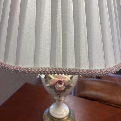 Vintage Floral Lamp