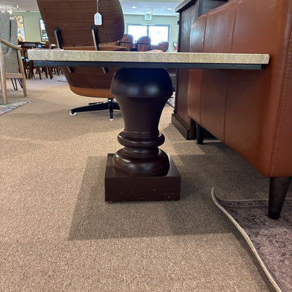 MCM Travertine Side Table