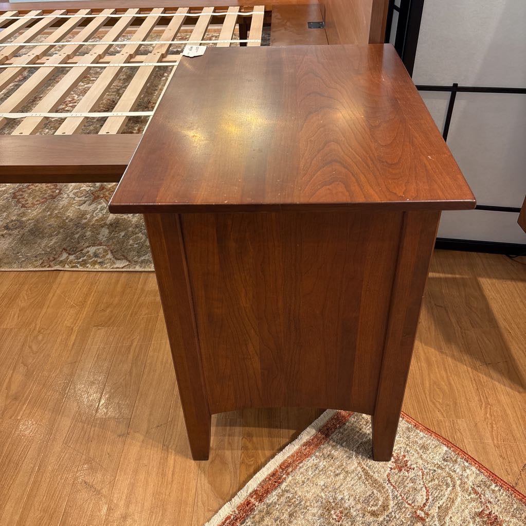 Contemporary 2 Drawer Nightstand