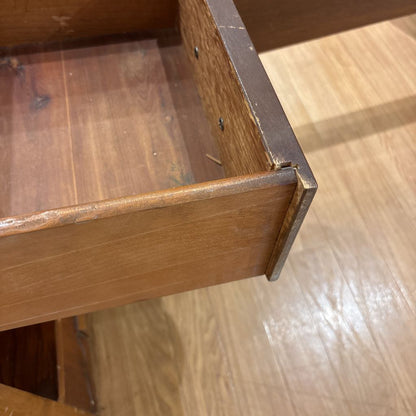 Vintage 1 Drawer Waterfall Nightstand