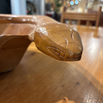 Wood Carved Snake Bowl SMALLS