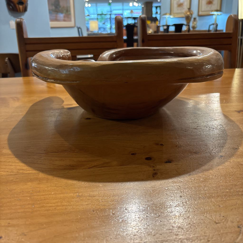 Wood Carved Snake Bowl SMALLS