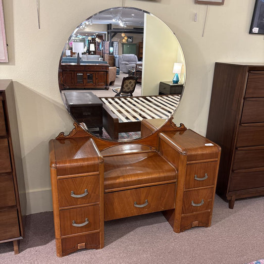 Vintage Waterfall 5 Drawer Dressing Table C VANITIES