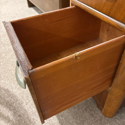 Vintage Waterfall 5 Drawer Dressing Table
