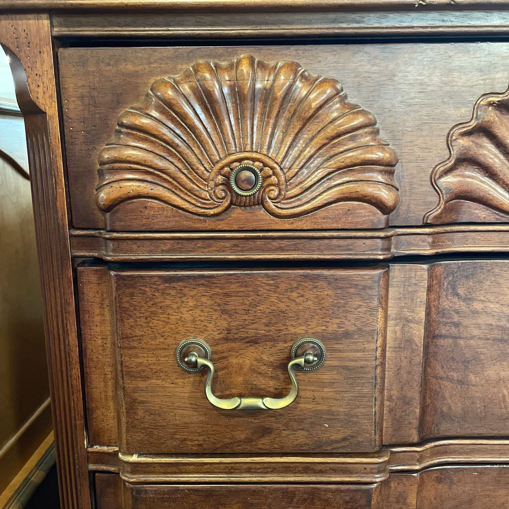 Alexander Julian 6 Drawer Shell Motif Highboy