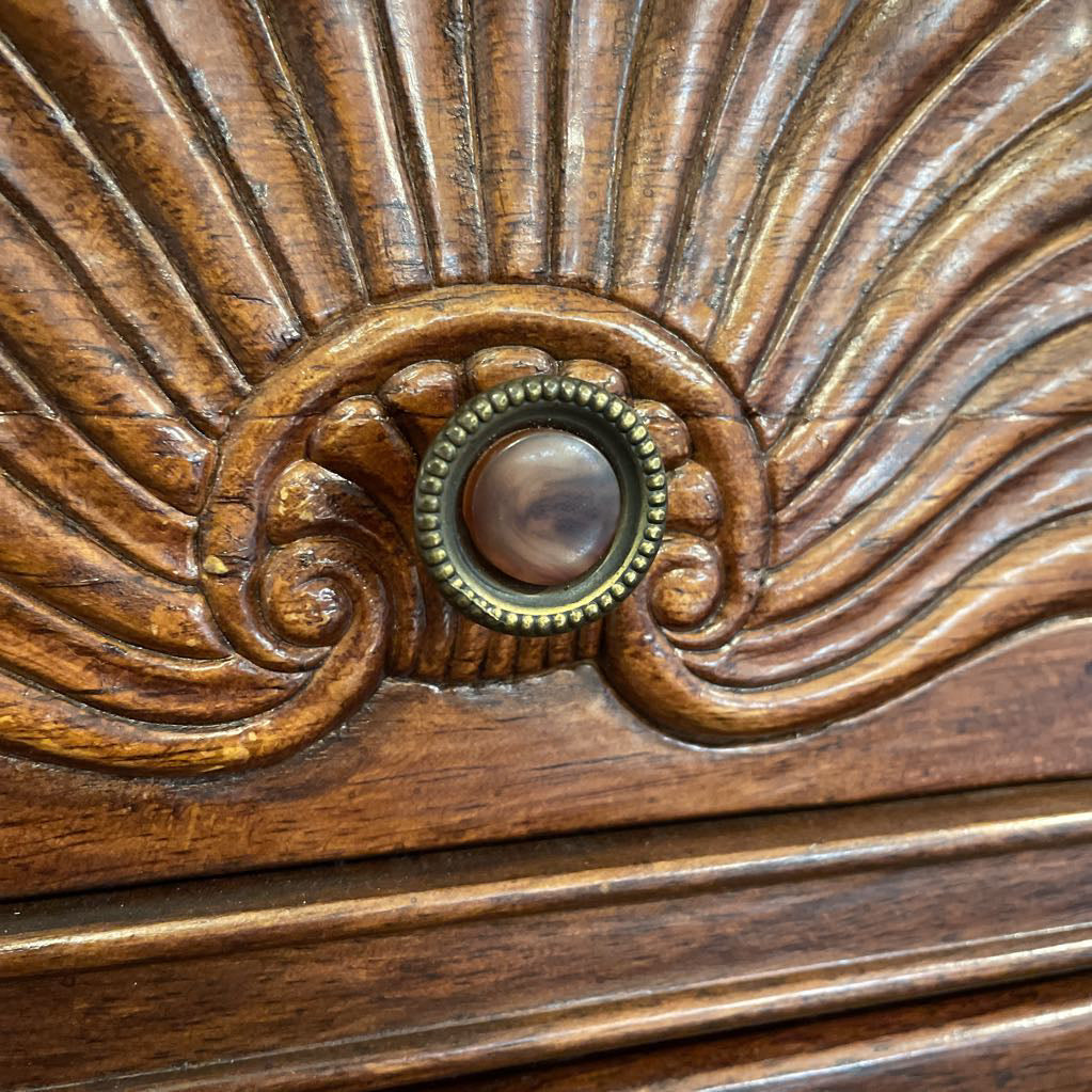 Alexander Julian 6 Drawer Shell Motif Highboy