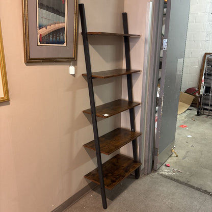 Industrial Leaning Bookshelf