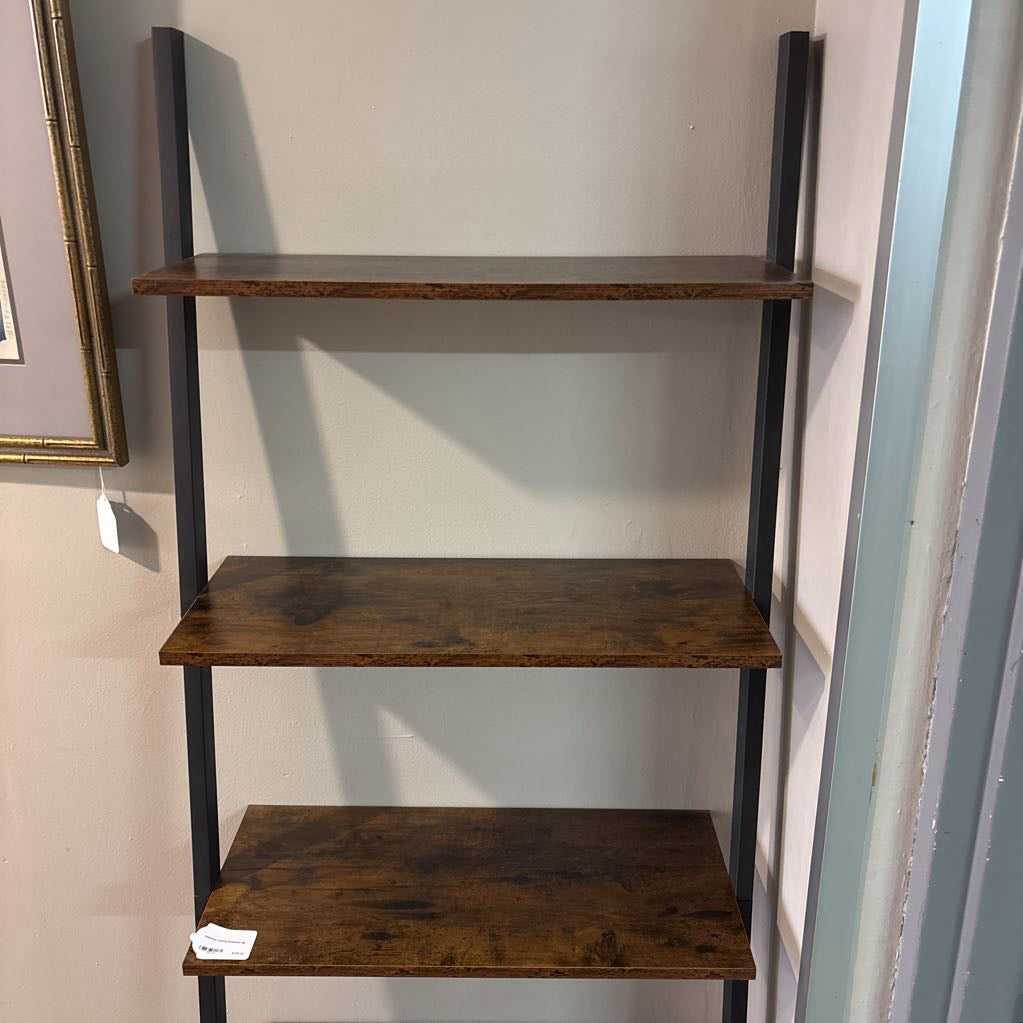 Industrial Leaning Bookshelf