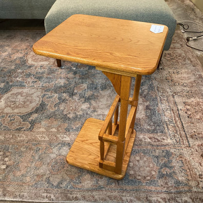 Vintage Wood Magazine C Table