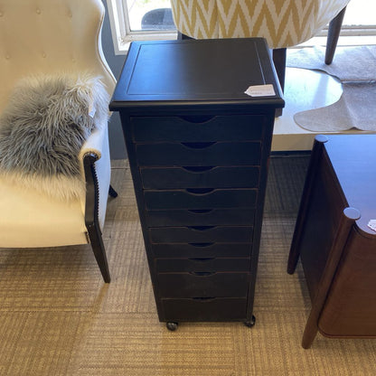 Small Narrow Ten Drawer Chest