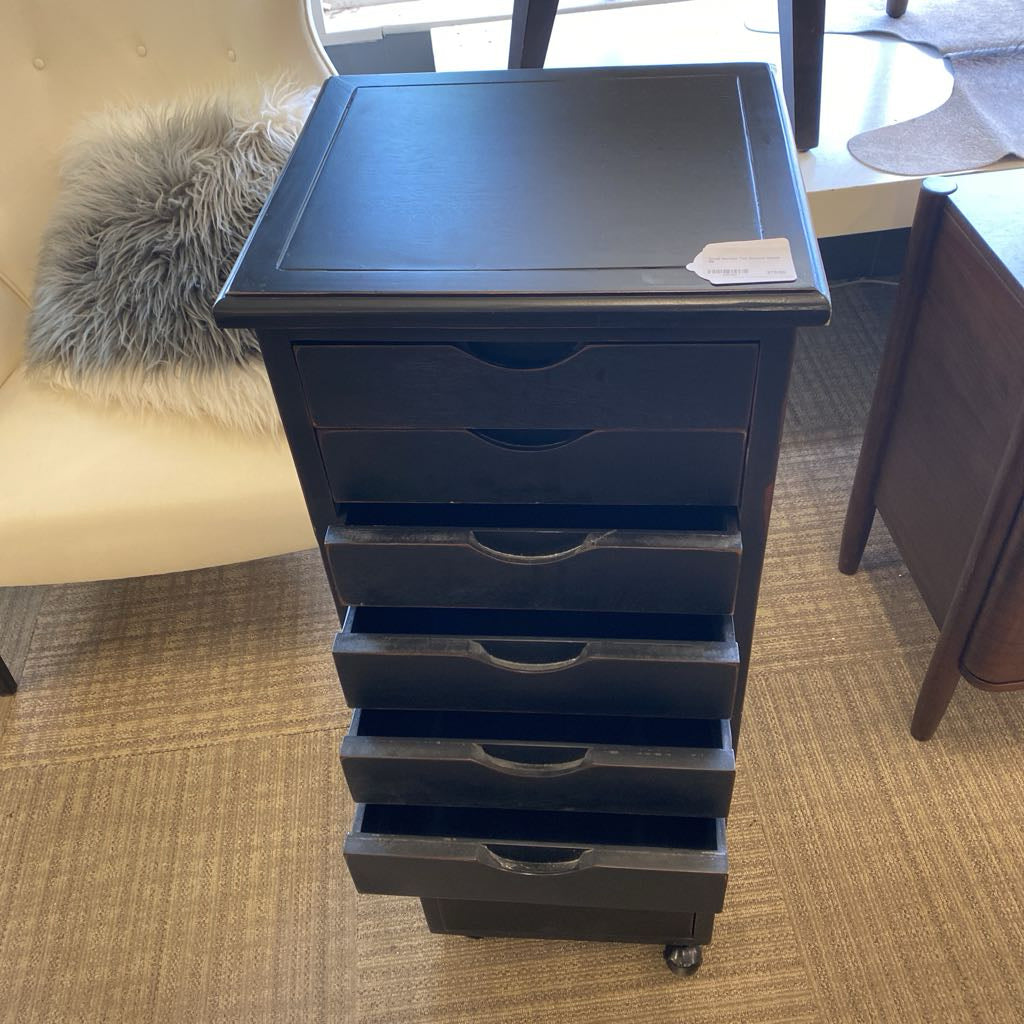Small Narrow Ten Drawer Chest
