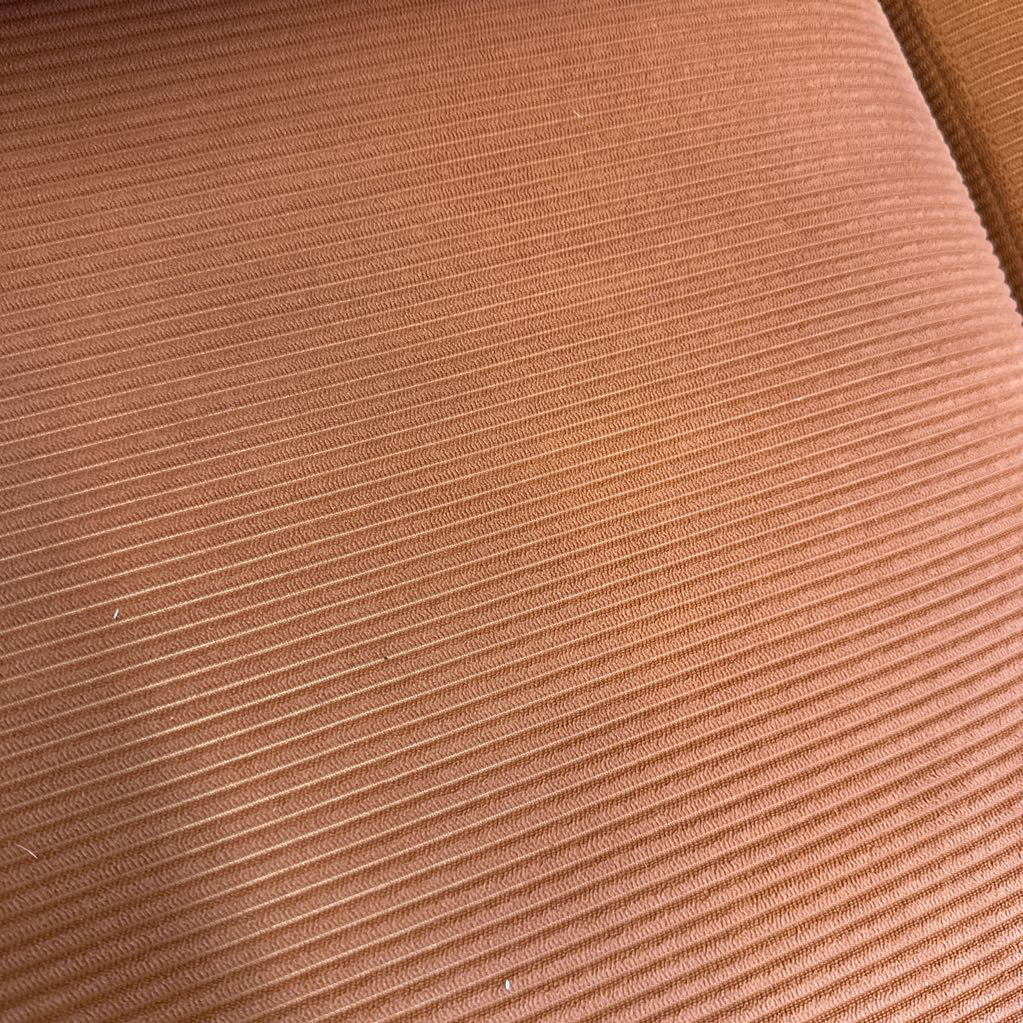 Orange Corduroy Sofa