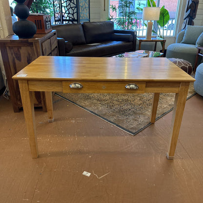 Light Wood 1 Drawer Desk