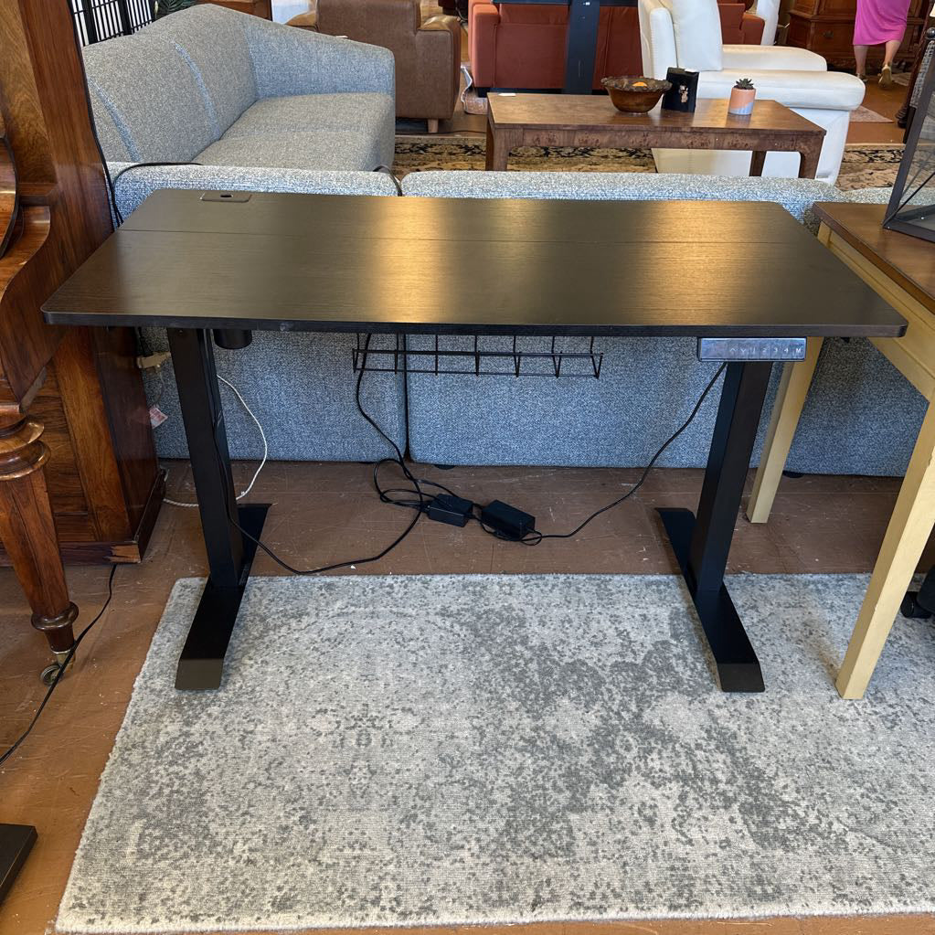 Black Sit Stand Desk C DESKS