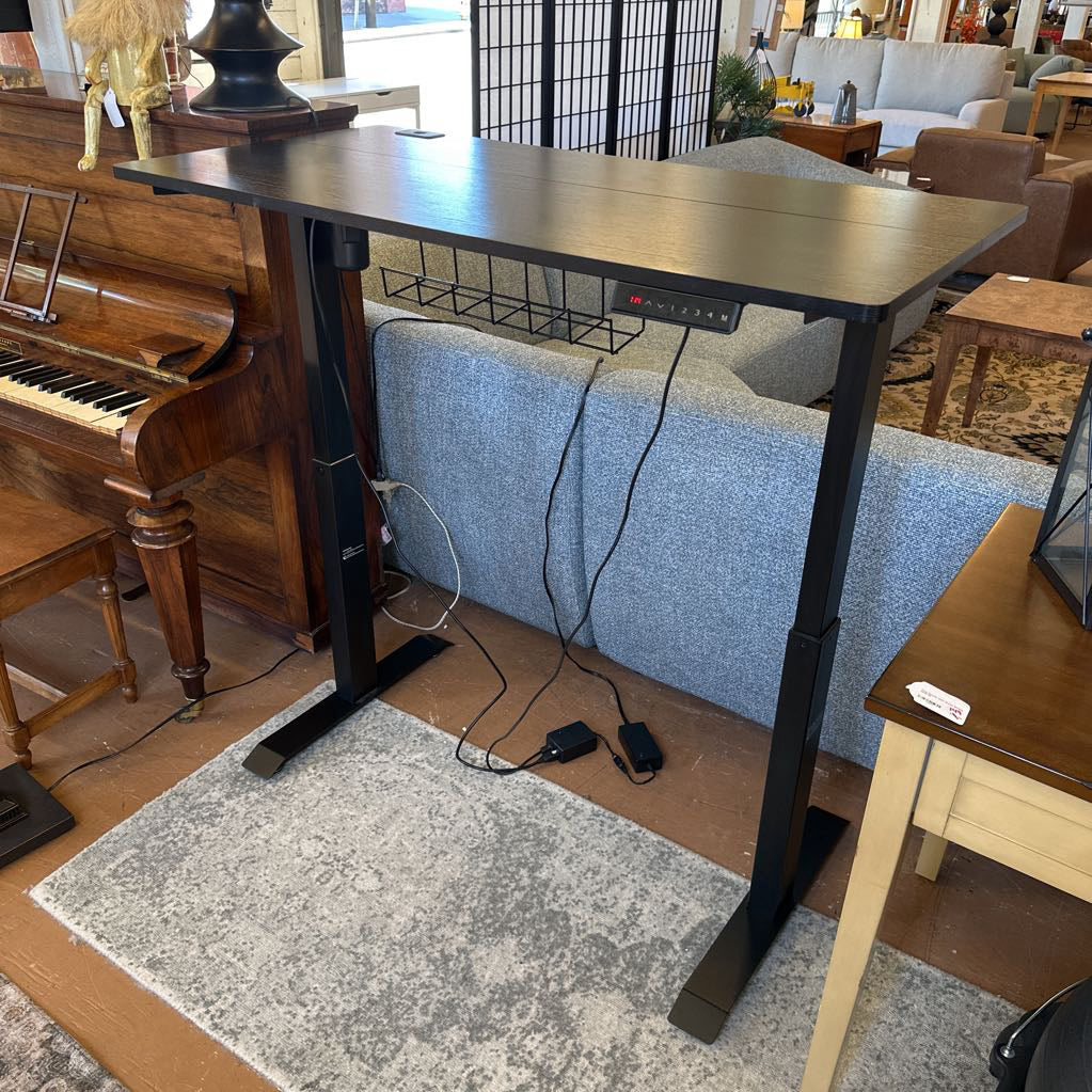Black Sit Stand Desk C DESKS
