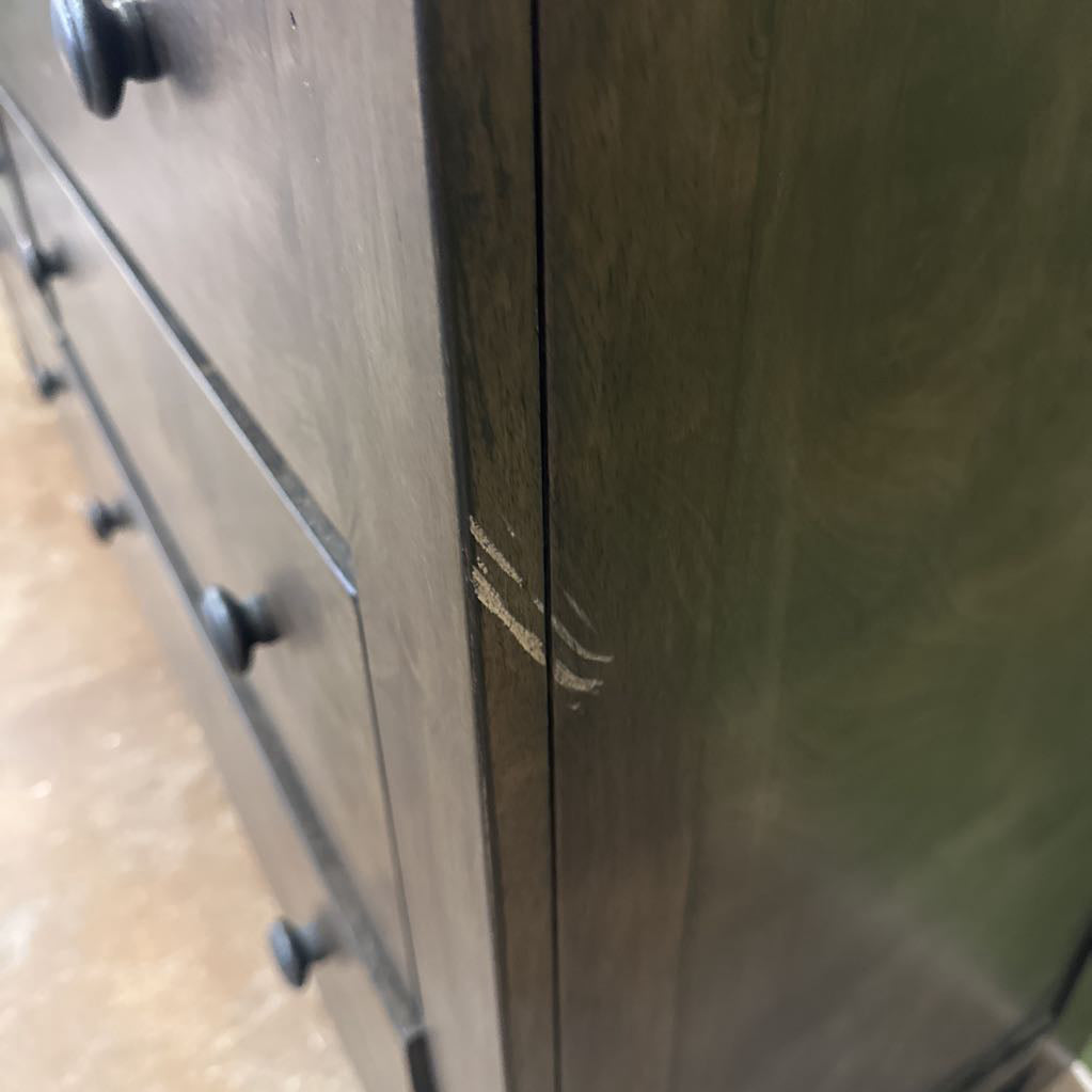 9 Drawer Dark Wood Chest of Drawers