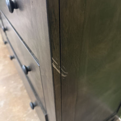 9 Drawer Dark Wood Chest of Drawers