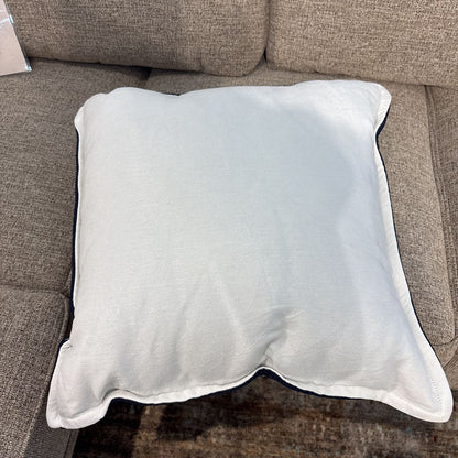 Navy Black Pillow w/ White Dots U PILLOWS