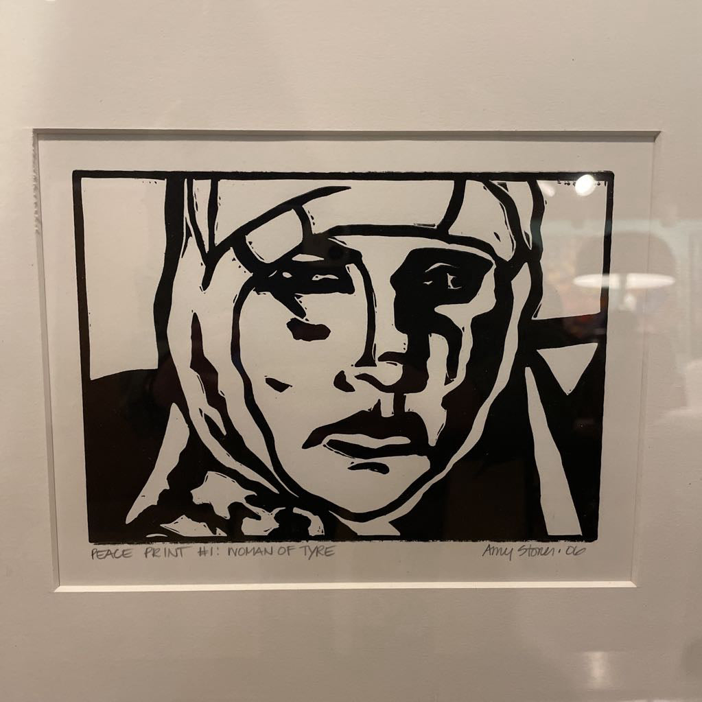 "Woman of Tyre" Black & White Print