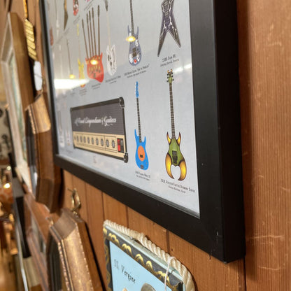 Guitar Types Art Poster