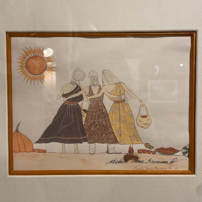 3 Ladies with Sun Art