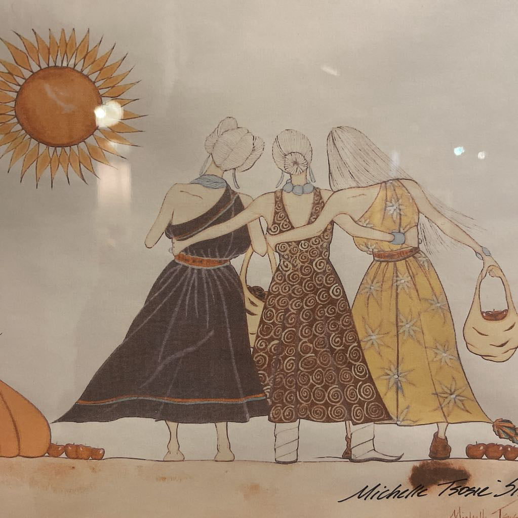 3 Ladies with Sun Art