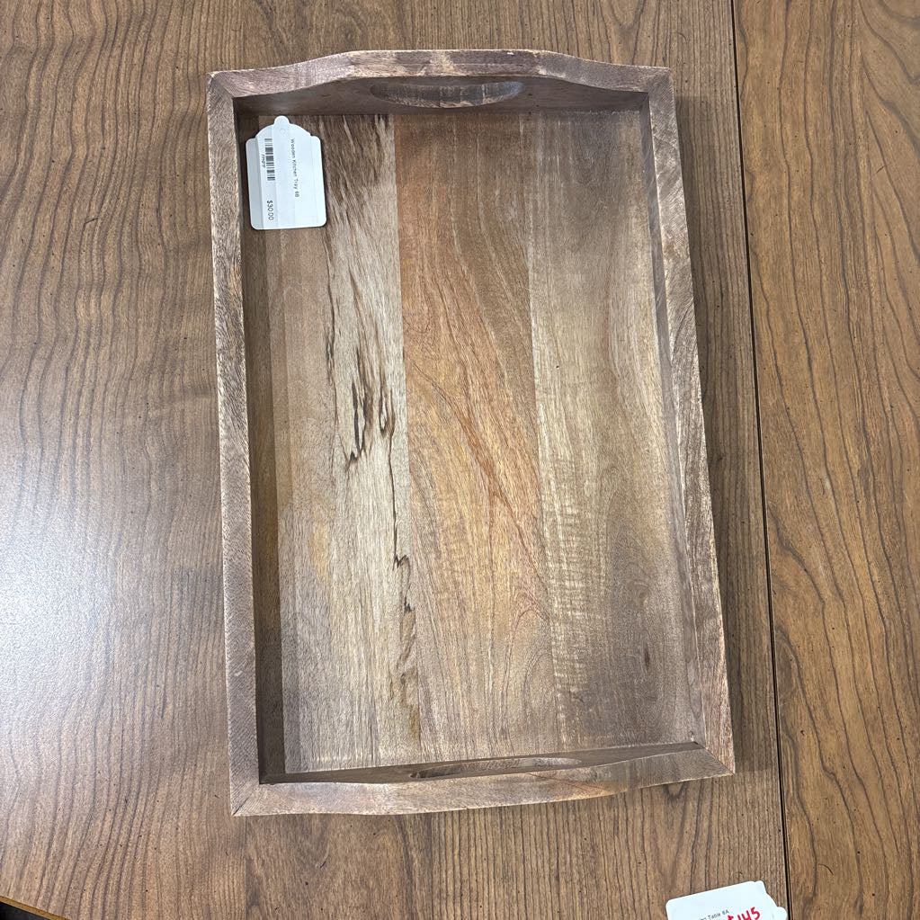 Wooden Kitchen Tray