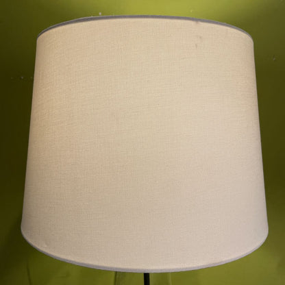 Blue Glass base with Brown String Detail Lamp