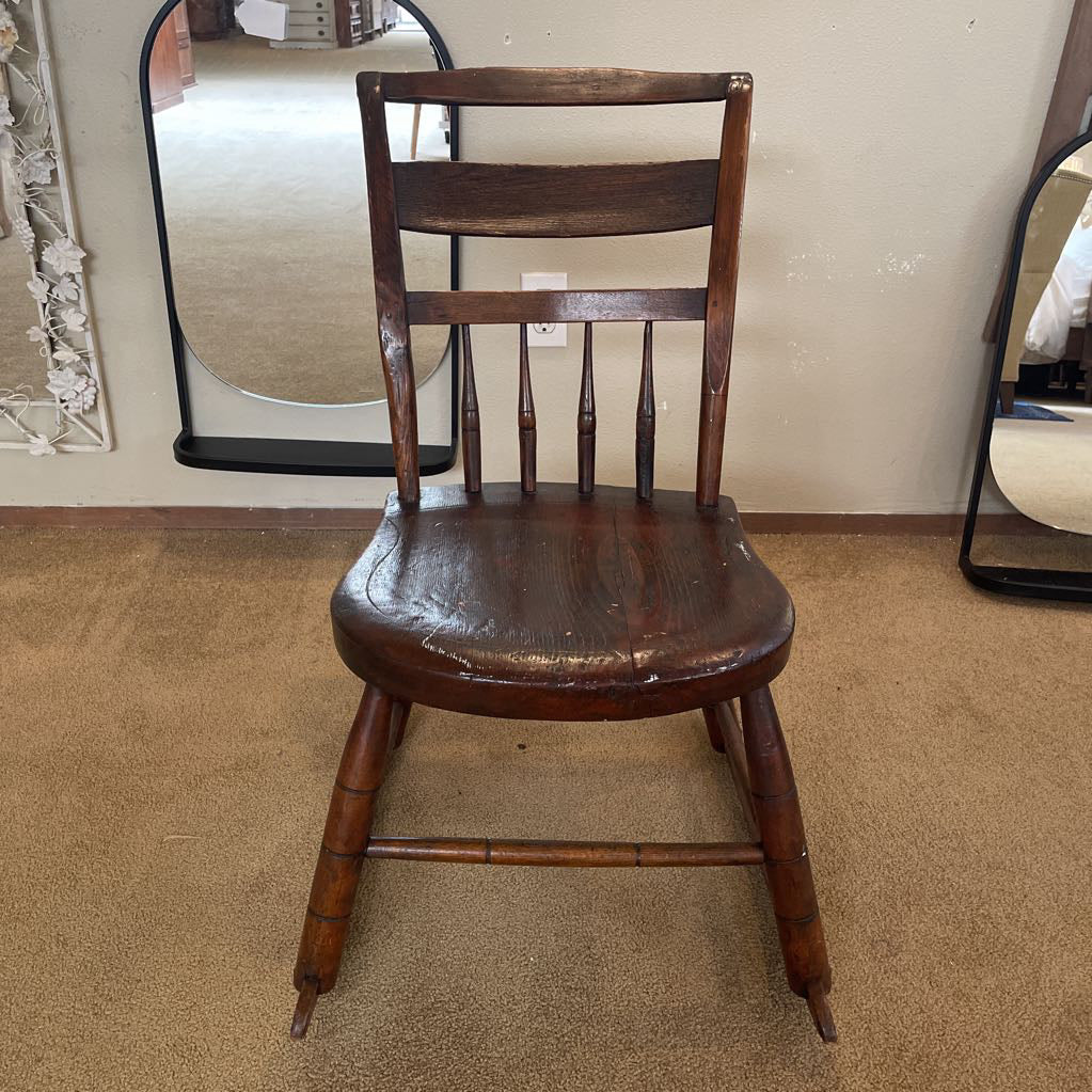 Small Spindle Back Rocking Chair