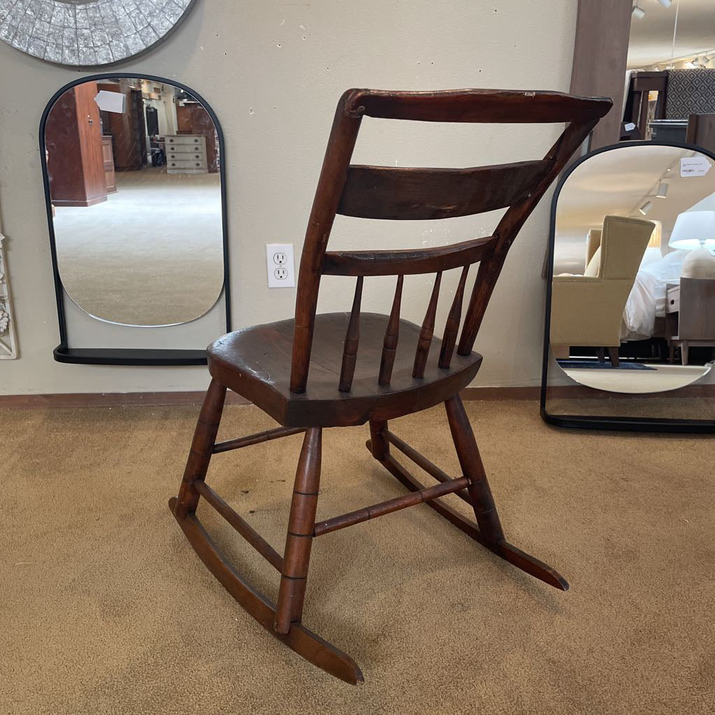 Small Spindle Back Rocking Chair