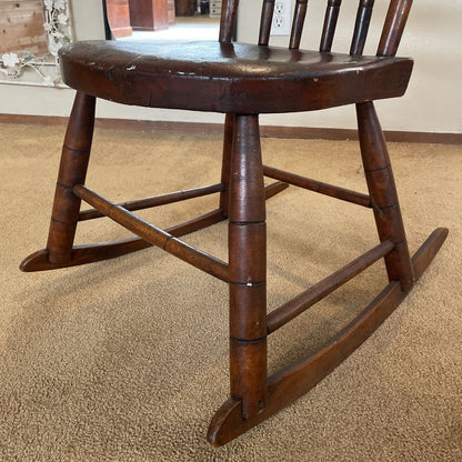 Small Spindle Back Rocking Chair