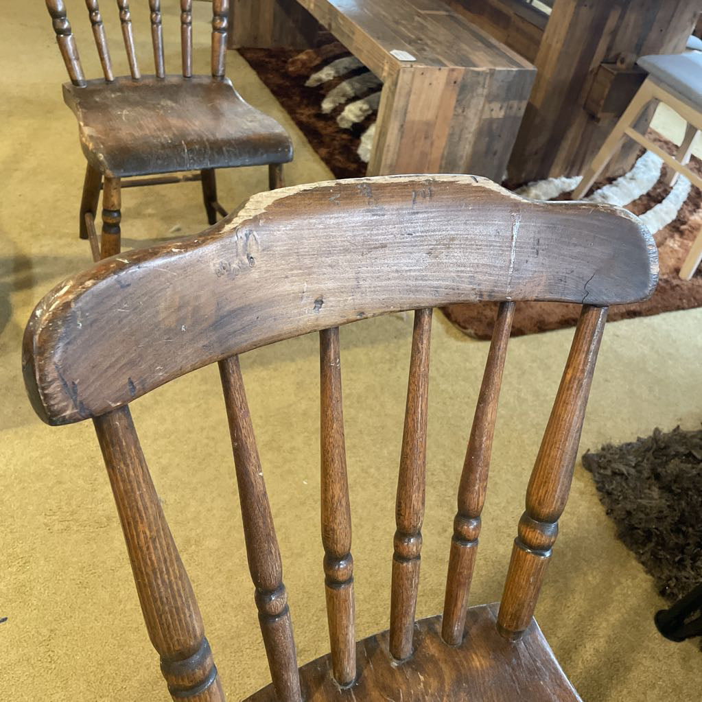 Antique Spindle Back Chair set of 4