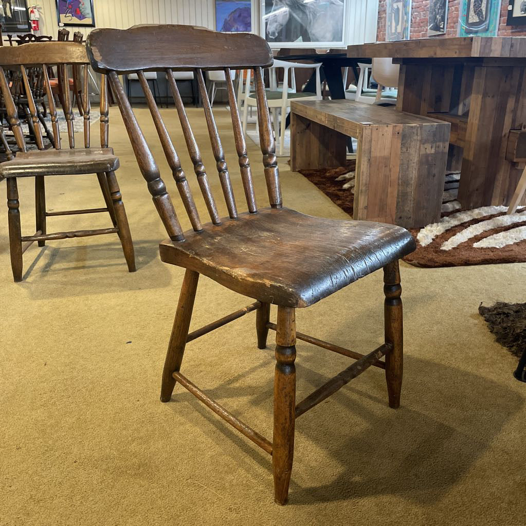 Antique Spindle Back Chair set of 4