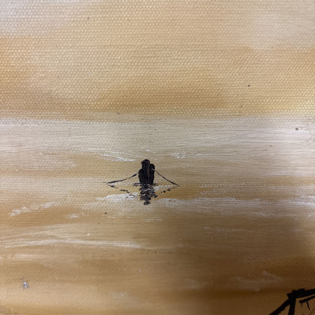 Original Painting of Dock on Canvas