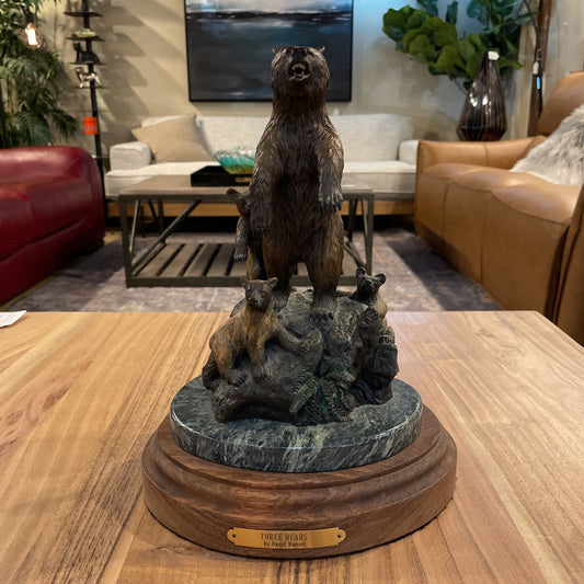 David Manuel Three Bears Sculpture ART