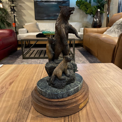 David Manuel Three Bears Sculpture