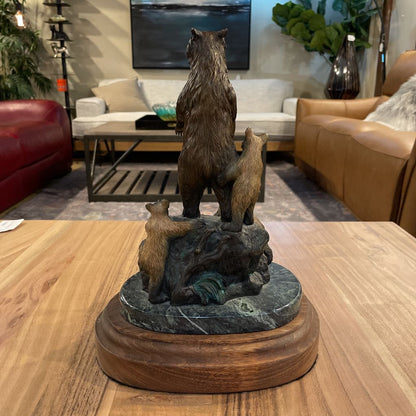 David Manuel Three Bears Sculpture