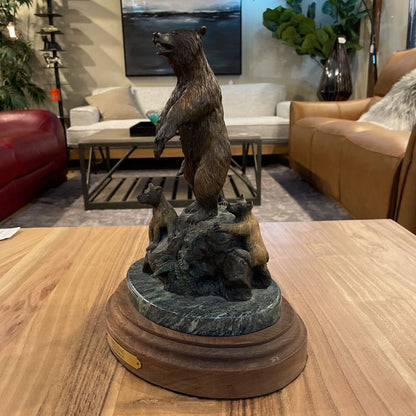 David Manuel Three Bears Sculpture