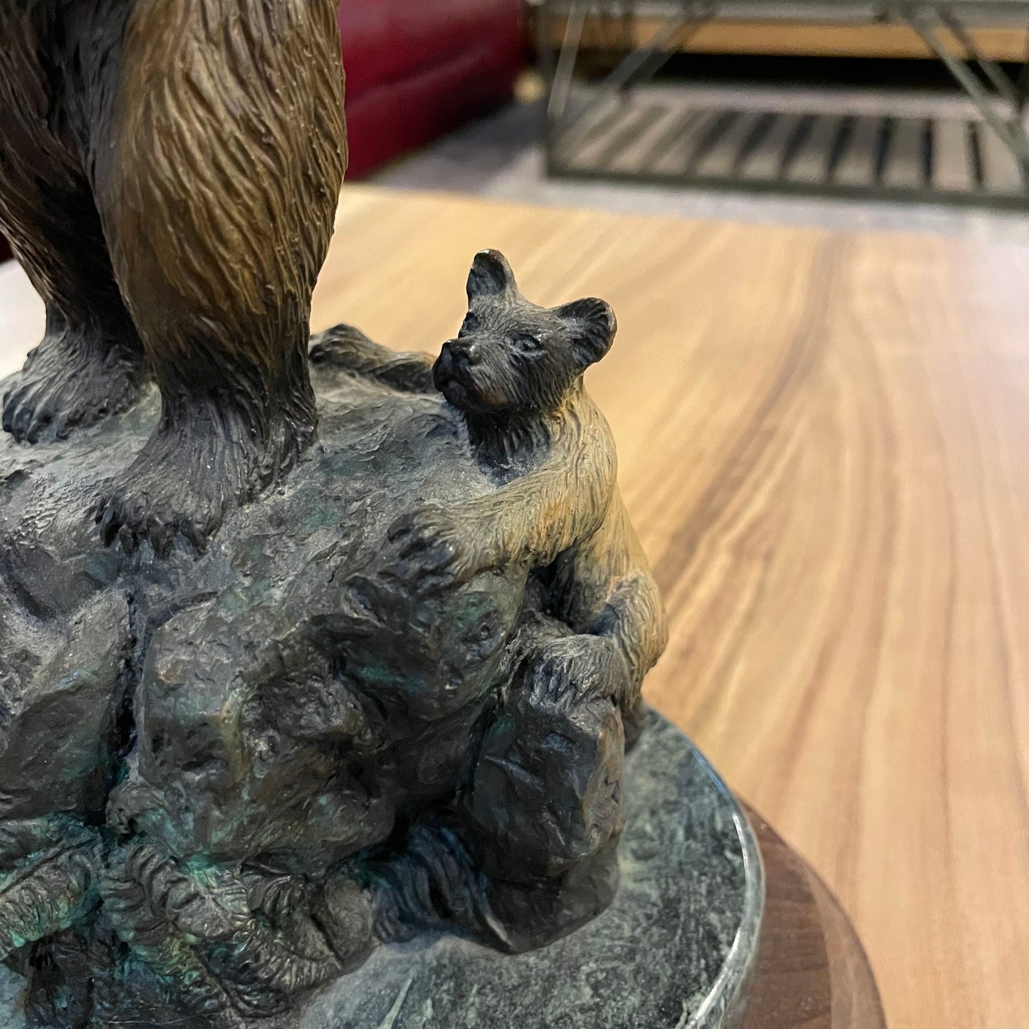 David Manuel Three Bears Sculpture