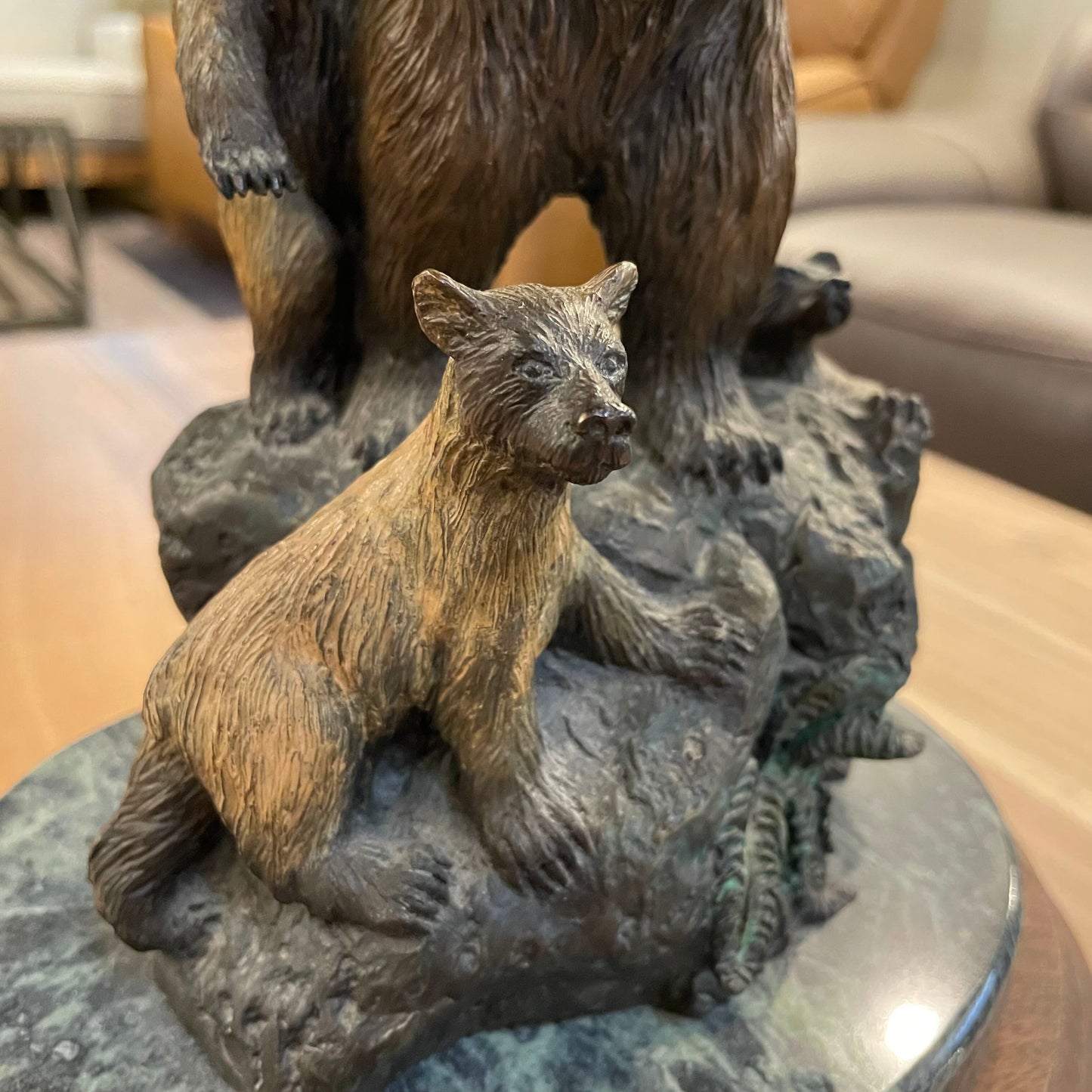 David Manuel Three Bears Sculpture
