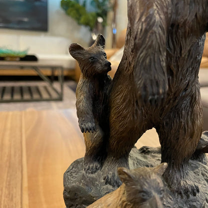 David Manuel Three Bears Sculpture