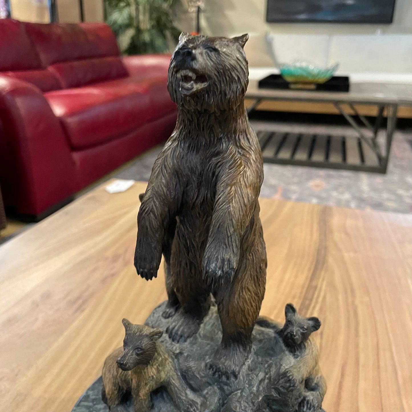 David Manuel Three Bears Sculpture