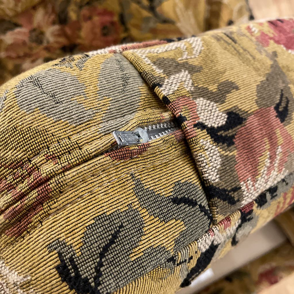 Precious Pink & Yellow Floral Accent Chair