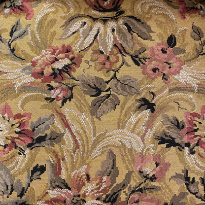 Precious Pink & Yellow Floral Accent Chair