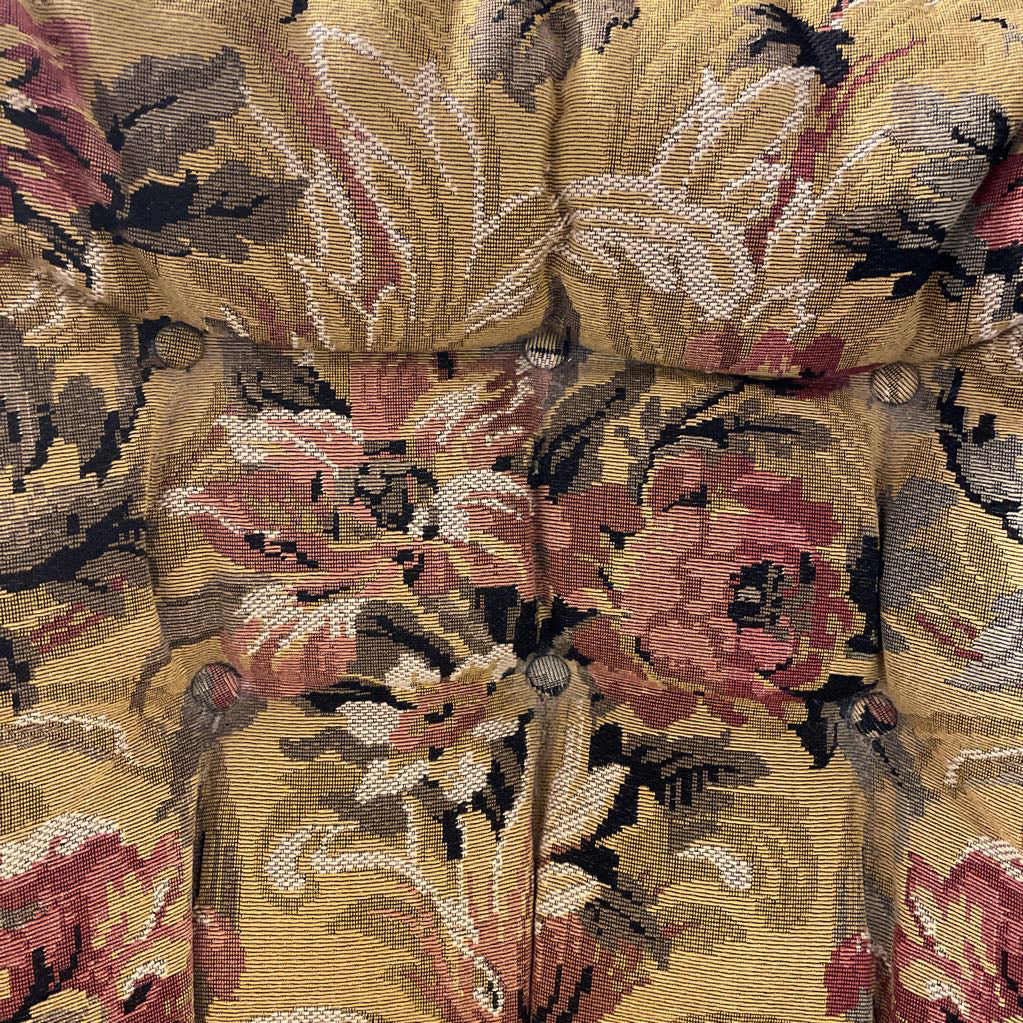 Precious Pink & Yellow Floral Accent Chair