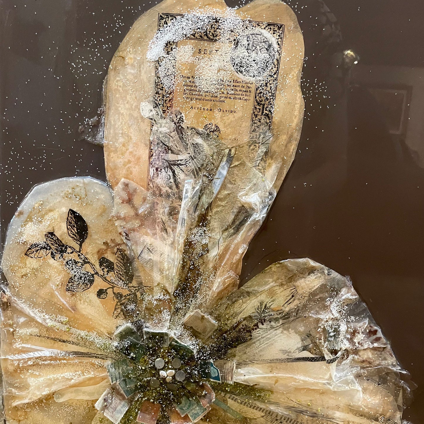 Mixed Media Florals Large Art