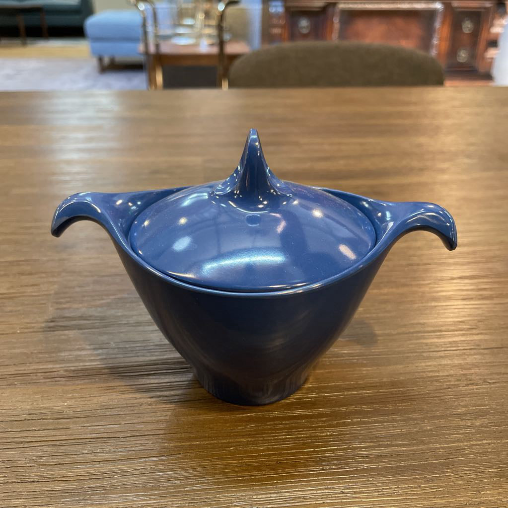 Lenox Ware Cobalt Blue Sugar & Creamer with Bowl SET OF 3