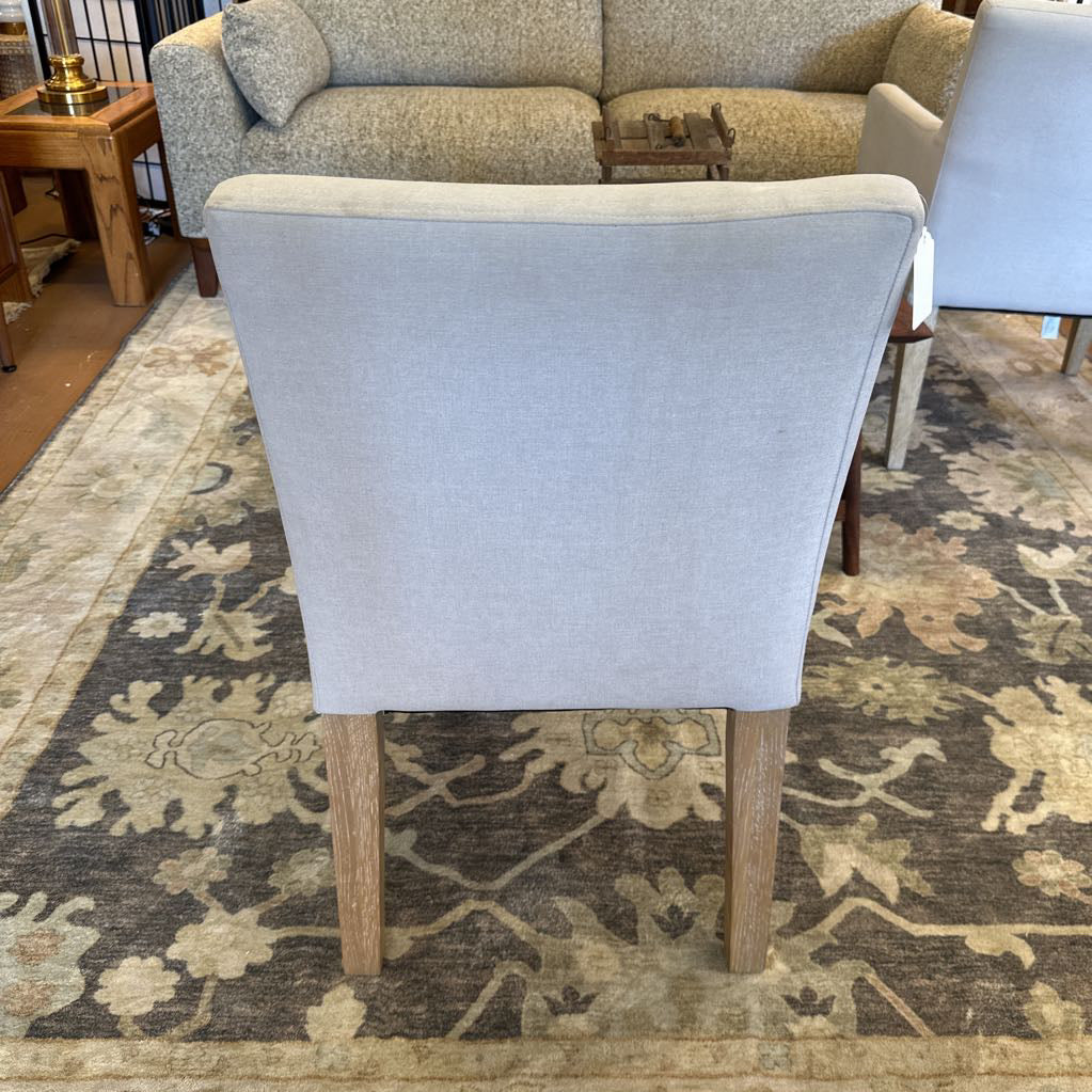 Pottery Barn Grey Upholstered Chair U ACCENT CHAIRS