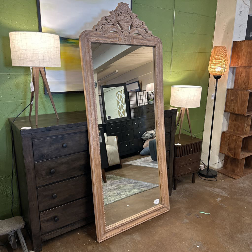 Tall Carved Mirror