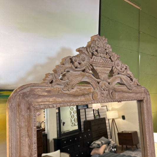 Tall Carved Mirror